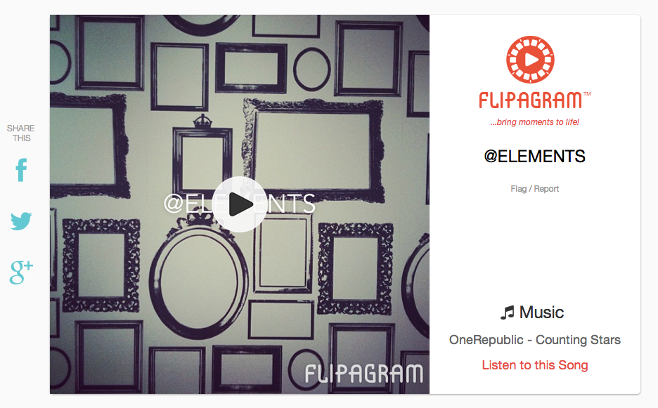 elements design flipagram