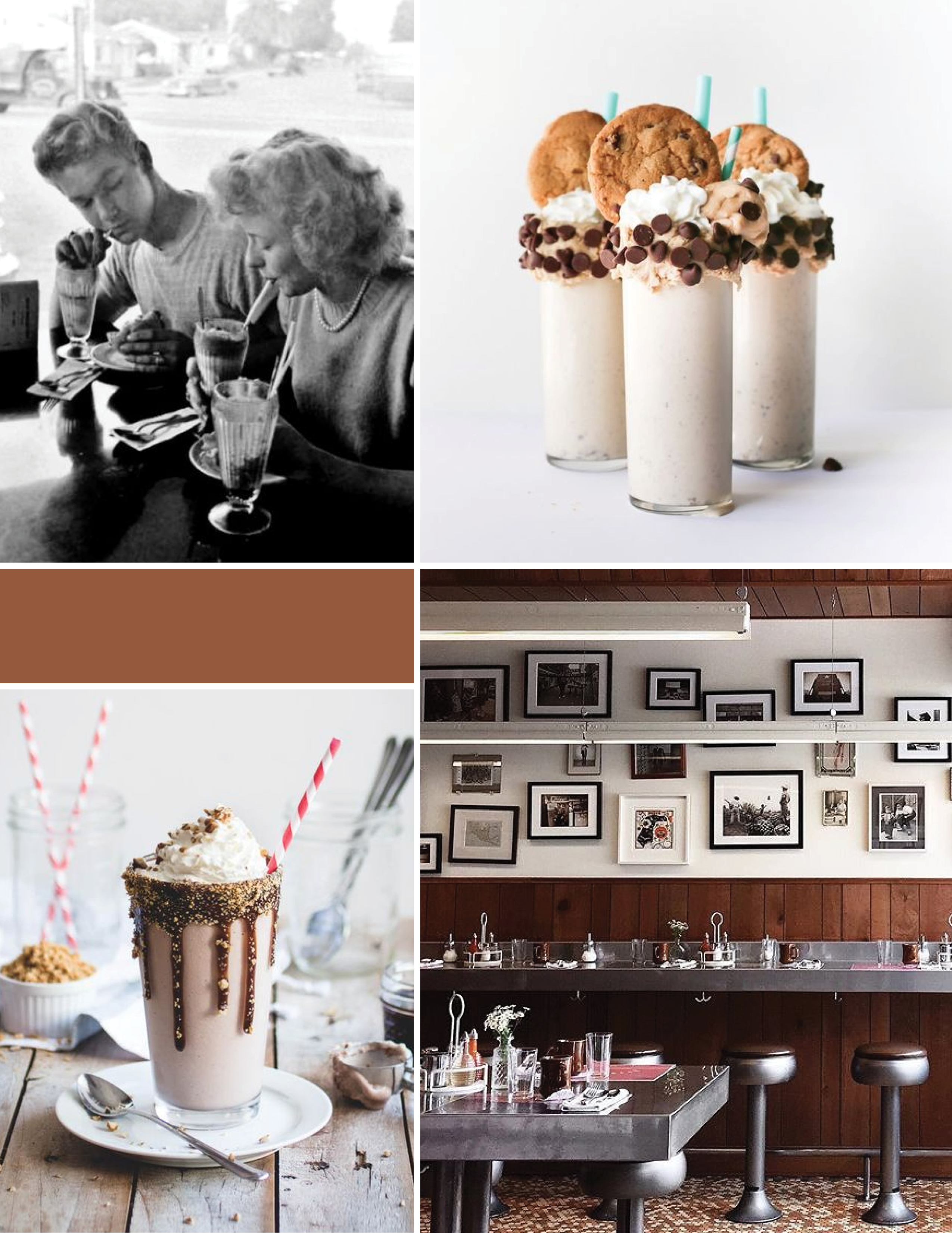 Moodboard :: Chocolate Milkshake - Elements